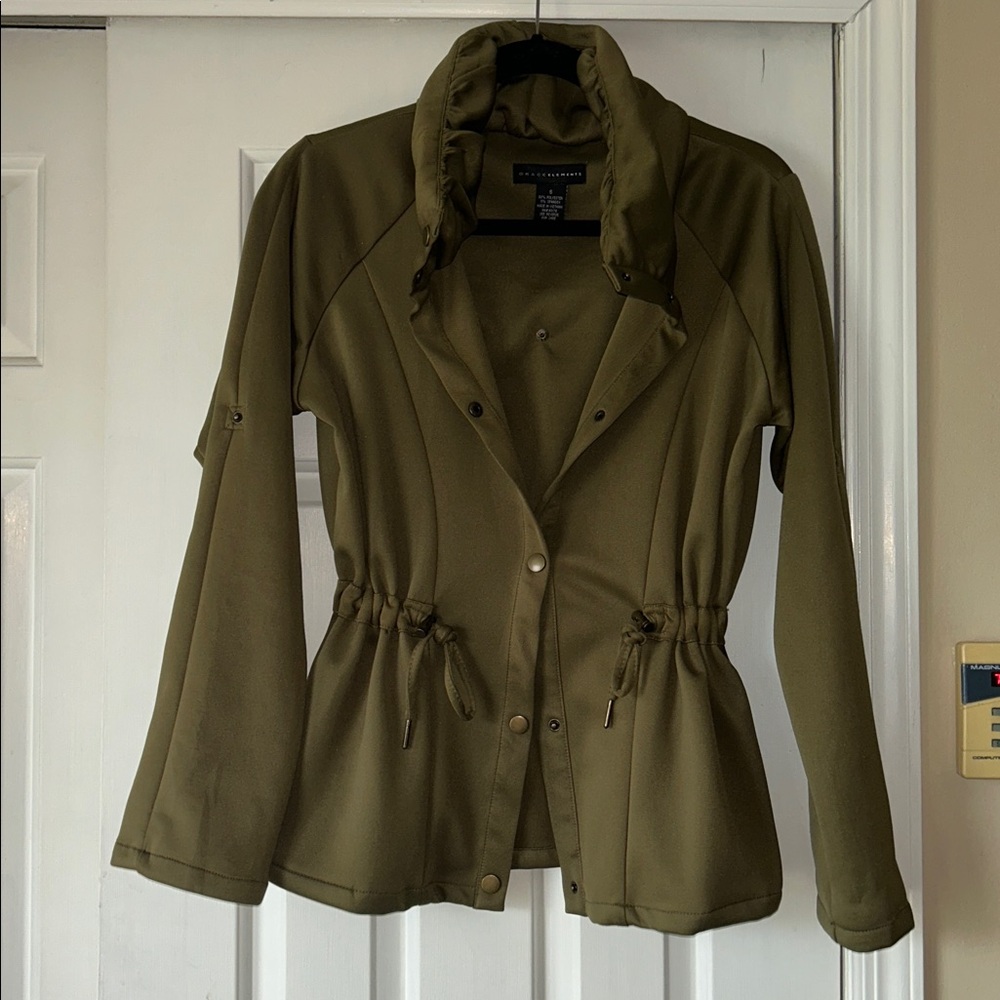 Grace Elements Olive Utility Jacket - image 6